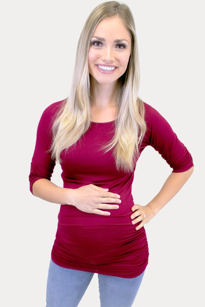 cinnamon maternity top