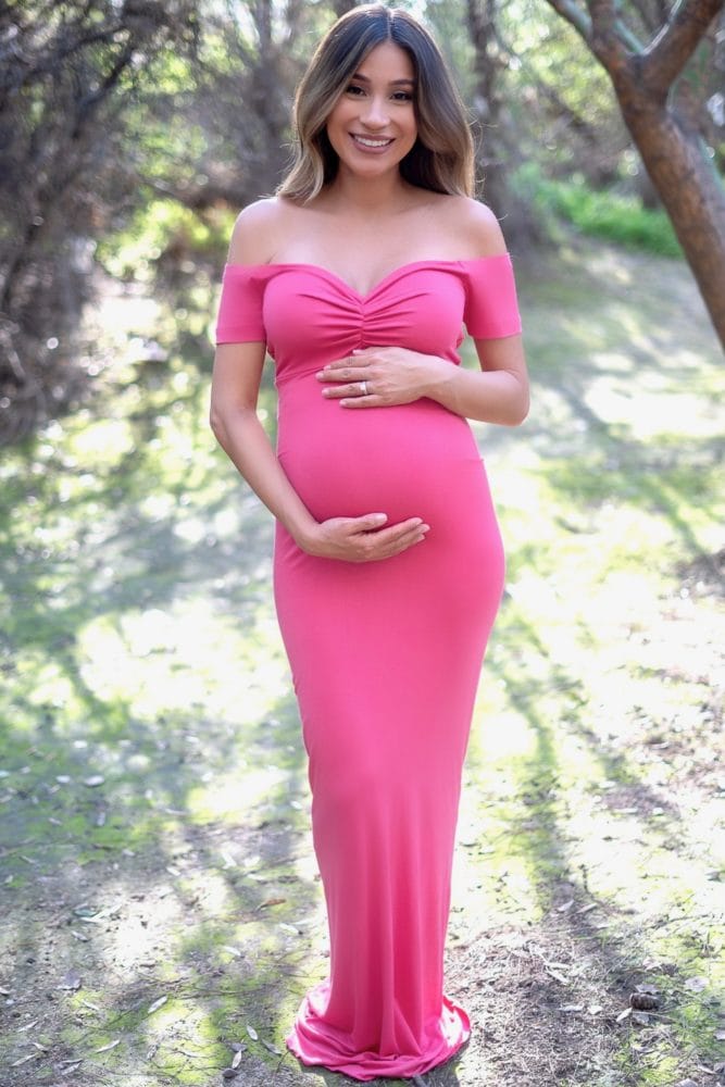 simple baby shower gown