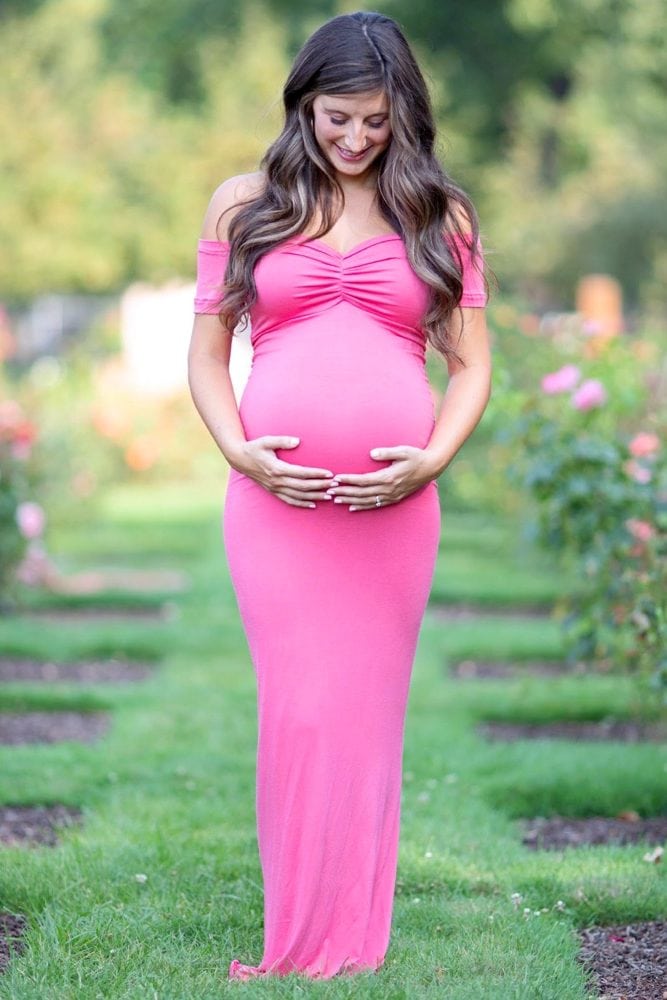 simple baby shower gown