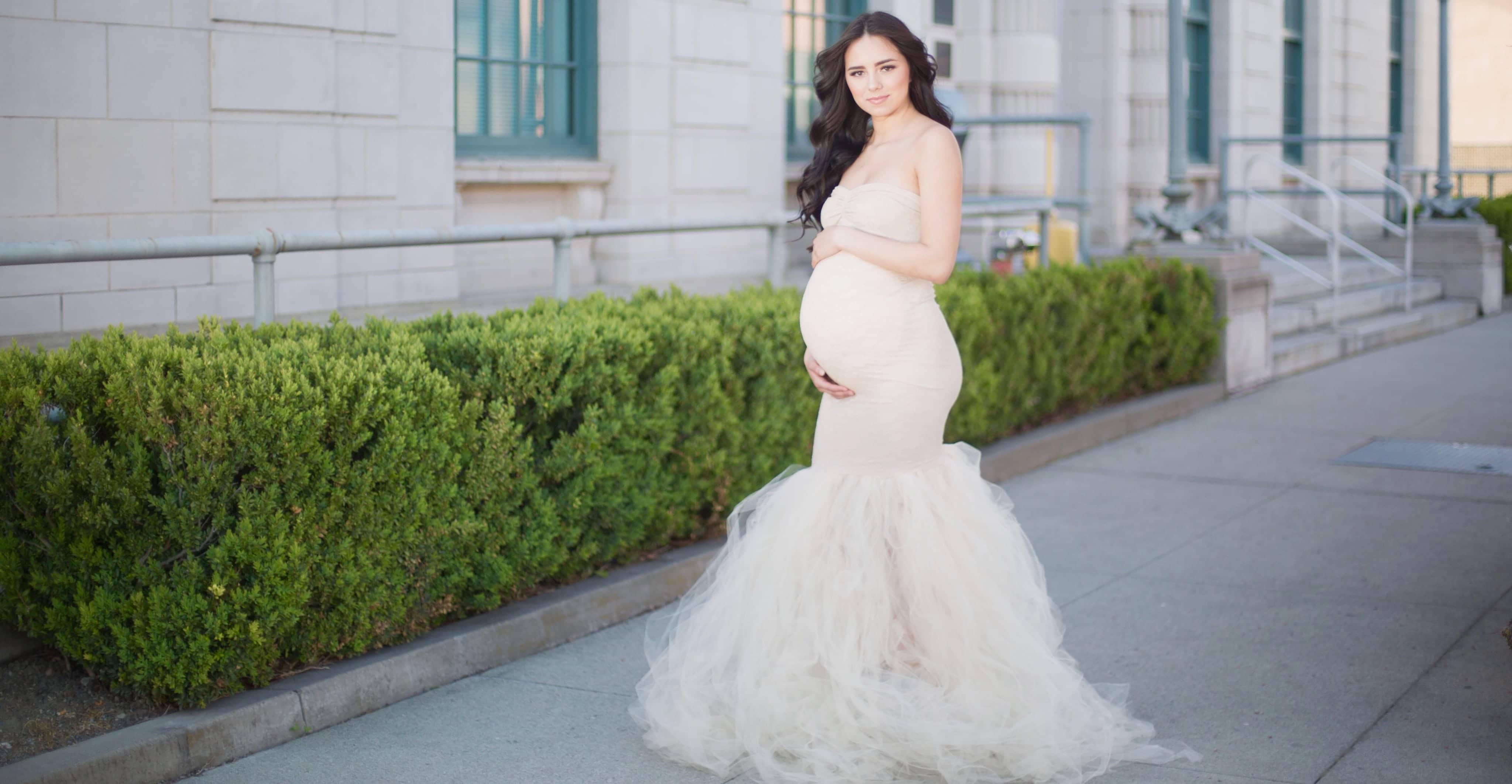 perfect maternity wedding dress