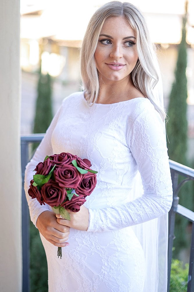 pregnancy wedding gown