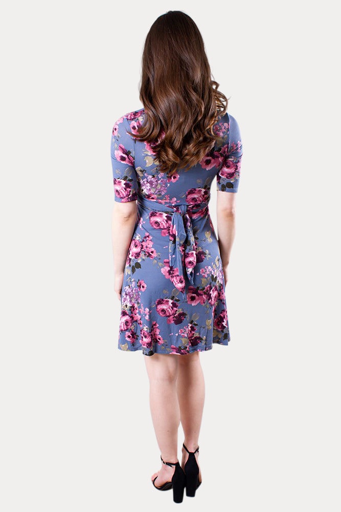 floral maternity sweetheart dress