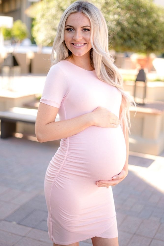 maternity wrap dress