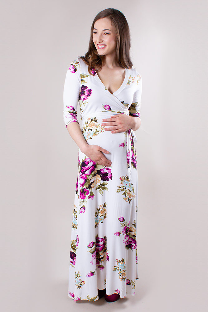 pregnancy wrap dress