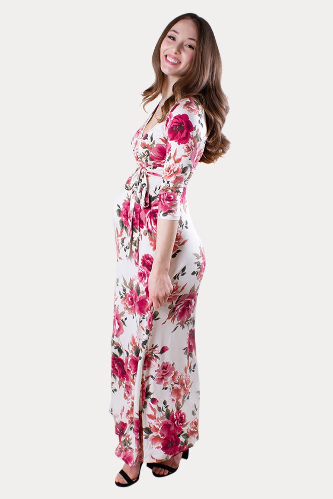 floral maternity dress