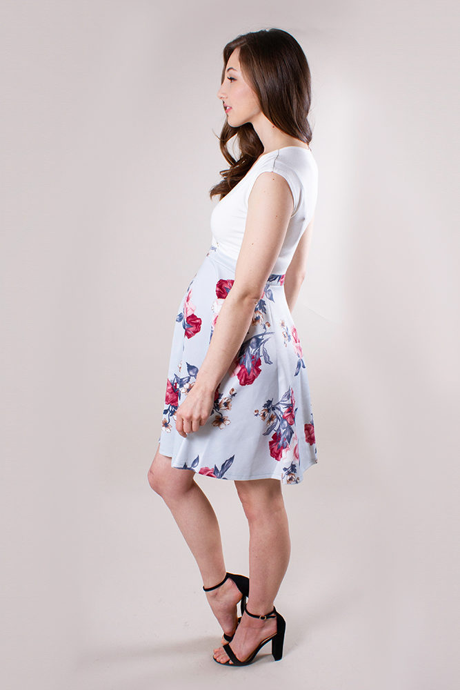 flare maternity dress