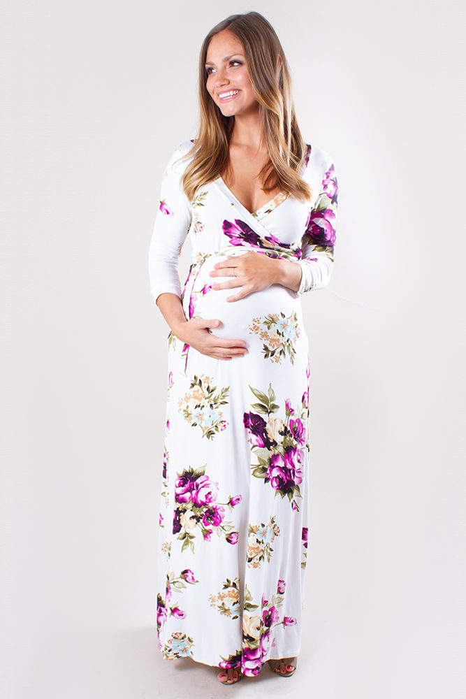 pregnancy wrap dress