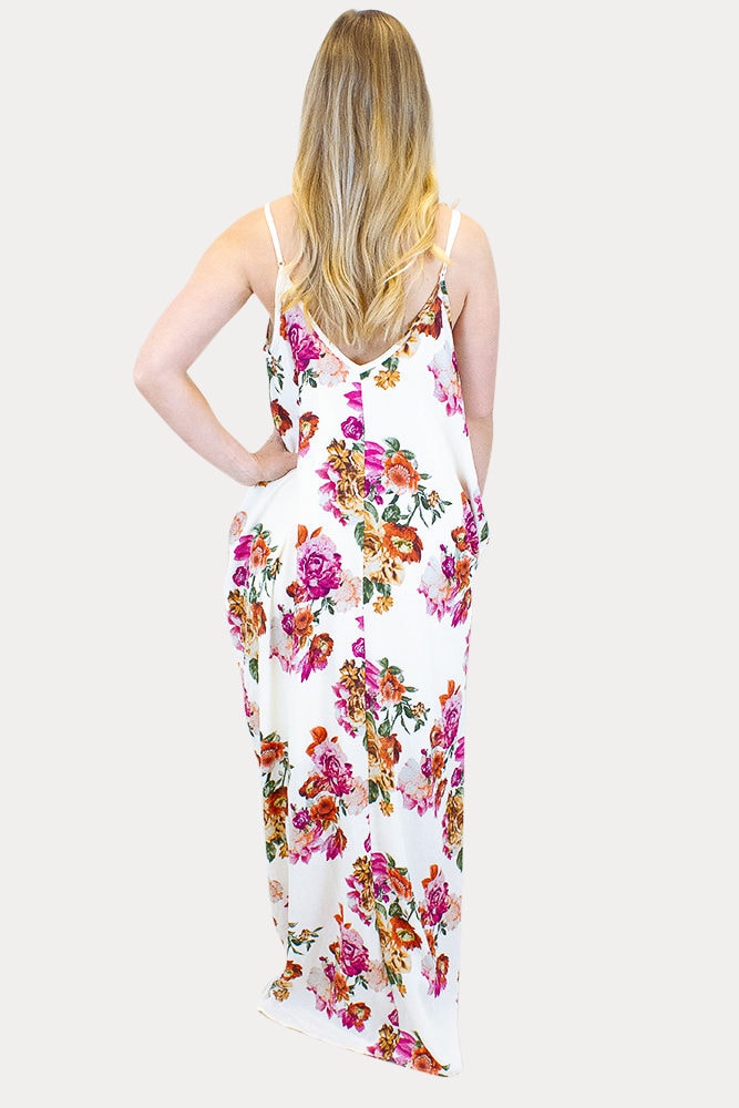 floral pregnancy maxi dress