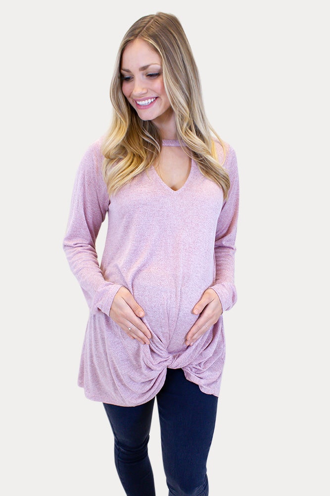 choker maternity top