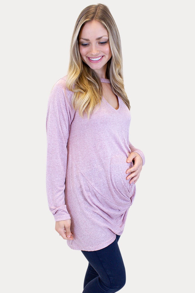 choker maternity top