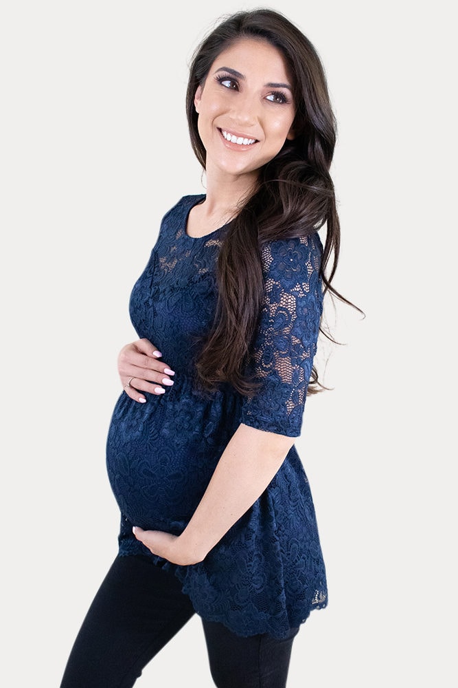 lace maternity top