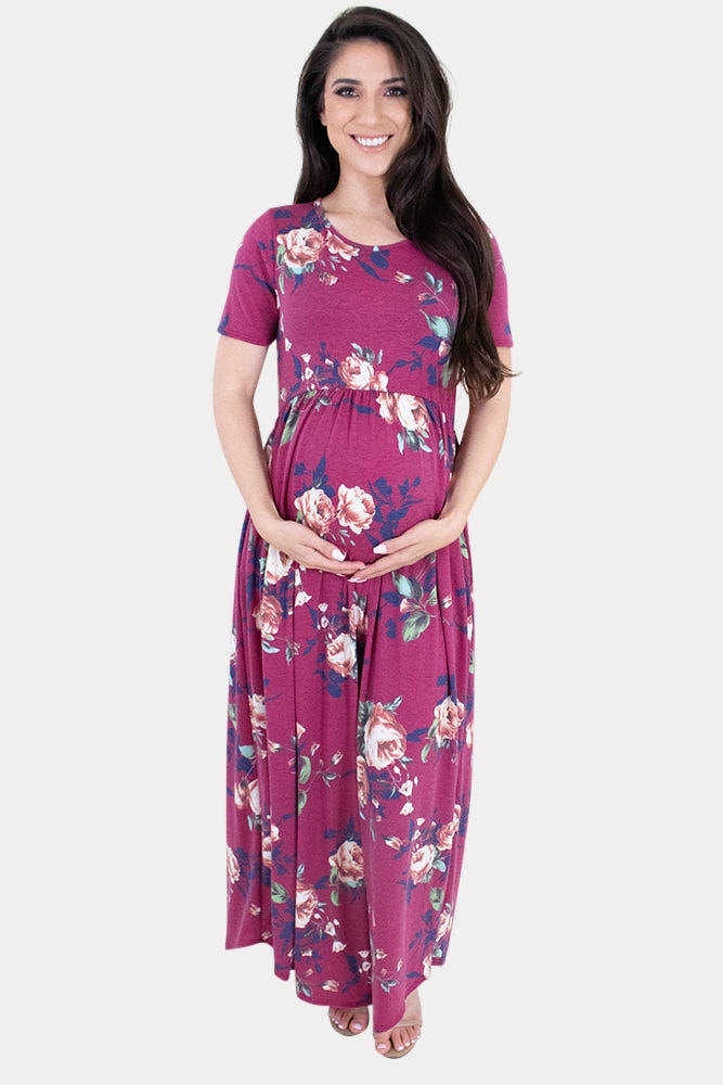 pregnancy maxi dress