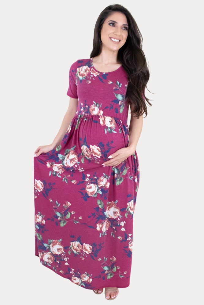 pregnancy maxi dress