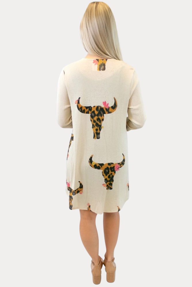 leopard bullhead maternity kimono