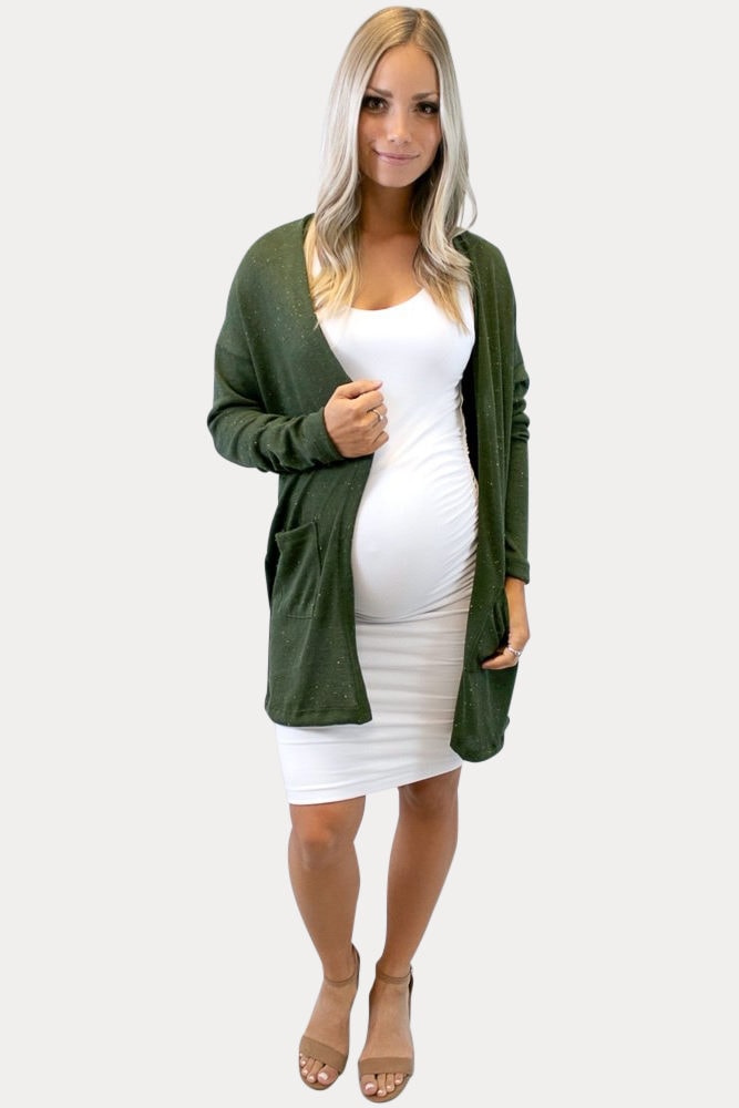 olive maternity kimono
