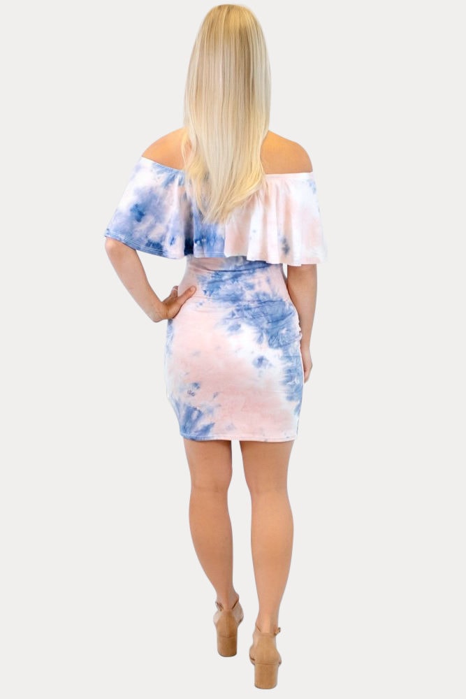 gender reveal bodycon dress