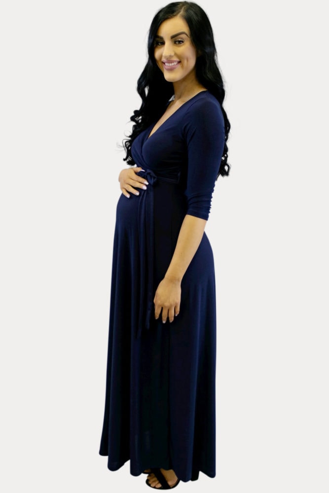 Sweetheart Maxi Maternity Dress