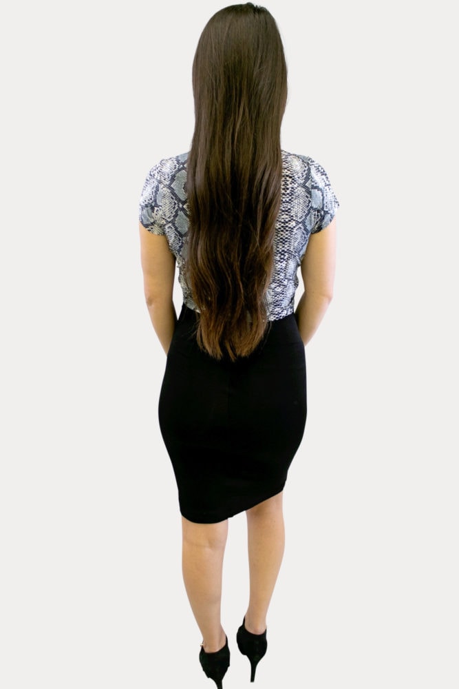 Snake Print Maternity Outfit