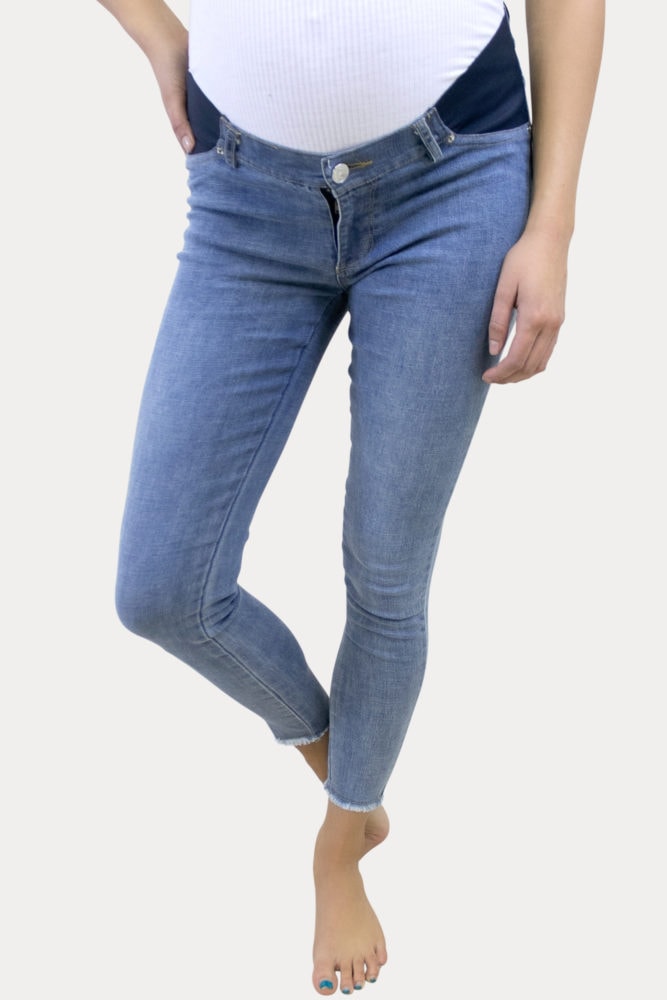 Light Wash Maternity Jeans