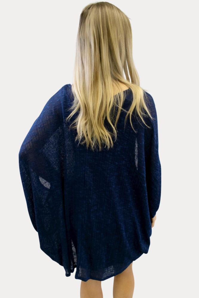 lightweight navy maternity sweater