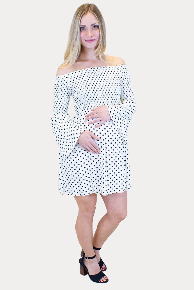 polka dot pregnancy dress