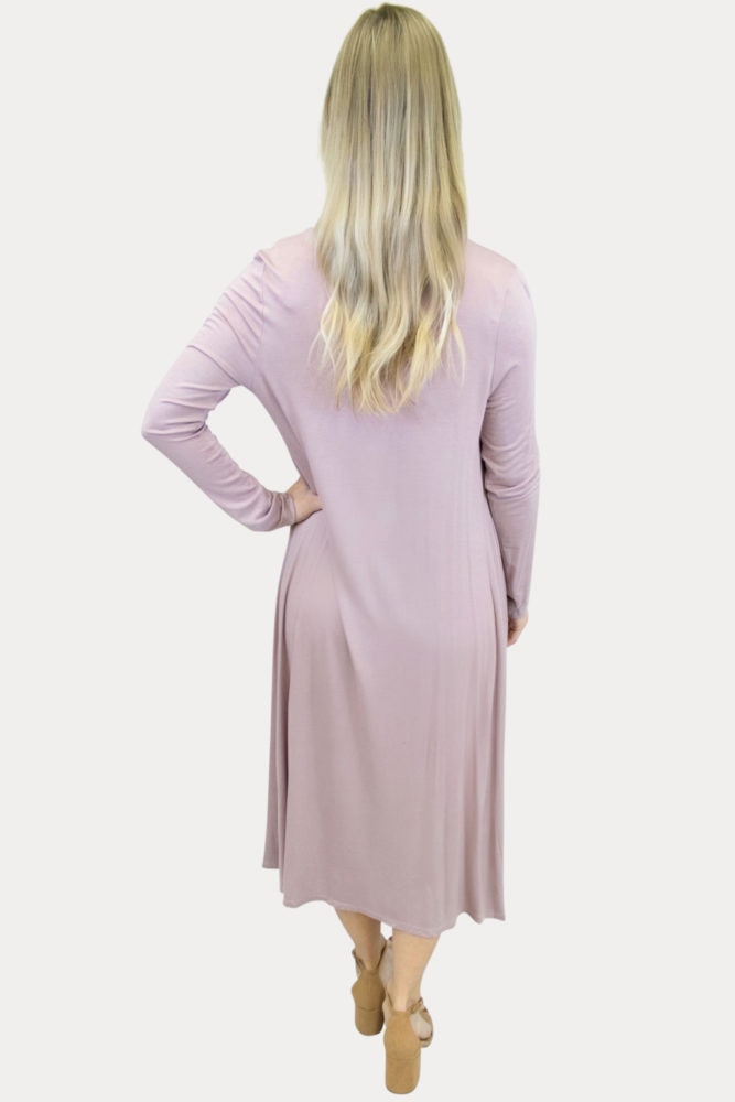 mauve maternity Cardigan