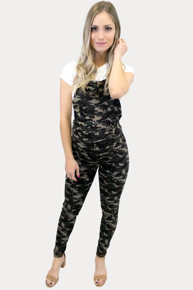 camo maternity overalls