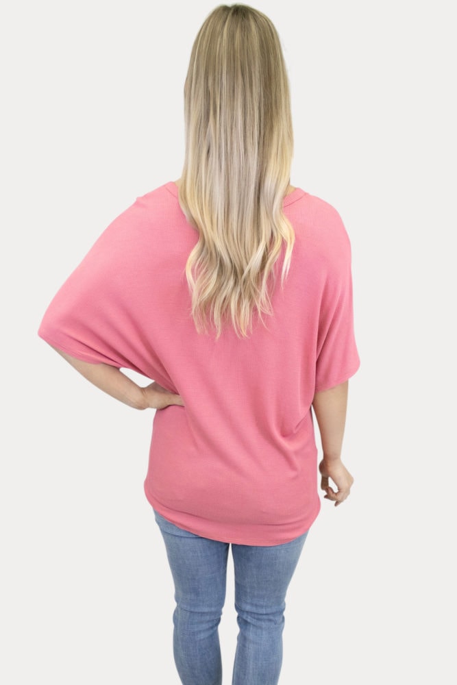 pink tie maternity top