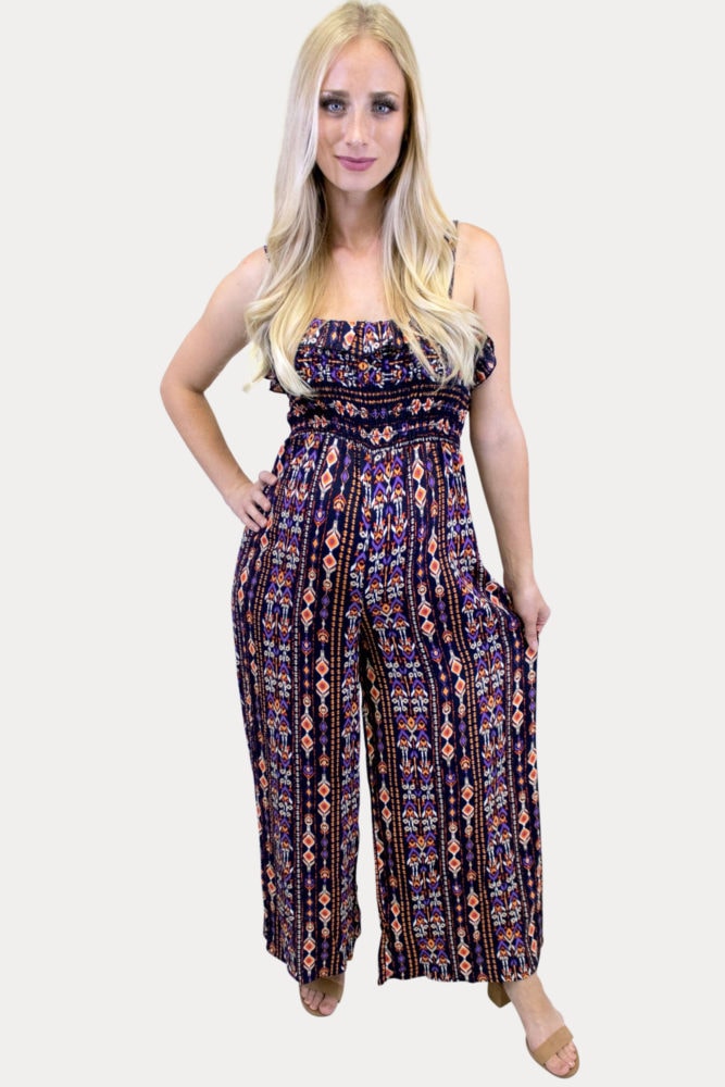 boho maternity jumpsuit