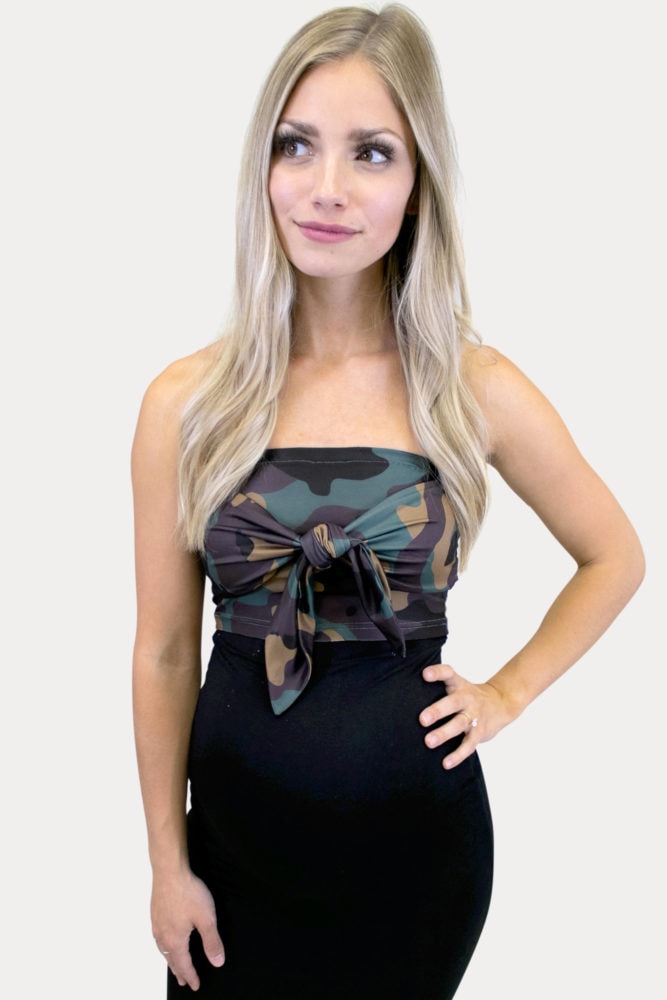 camo maternity crop
