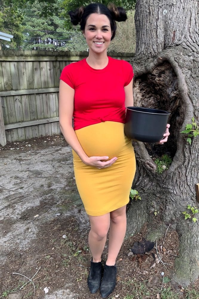 maternity pooh bear costume