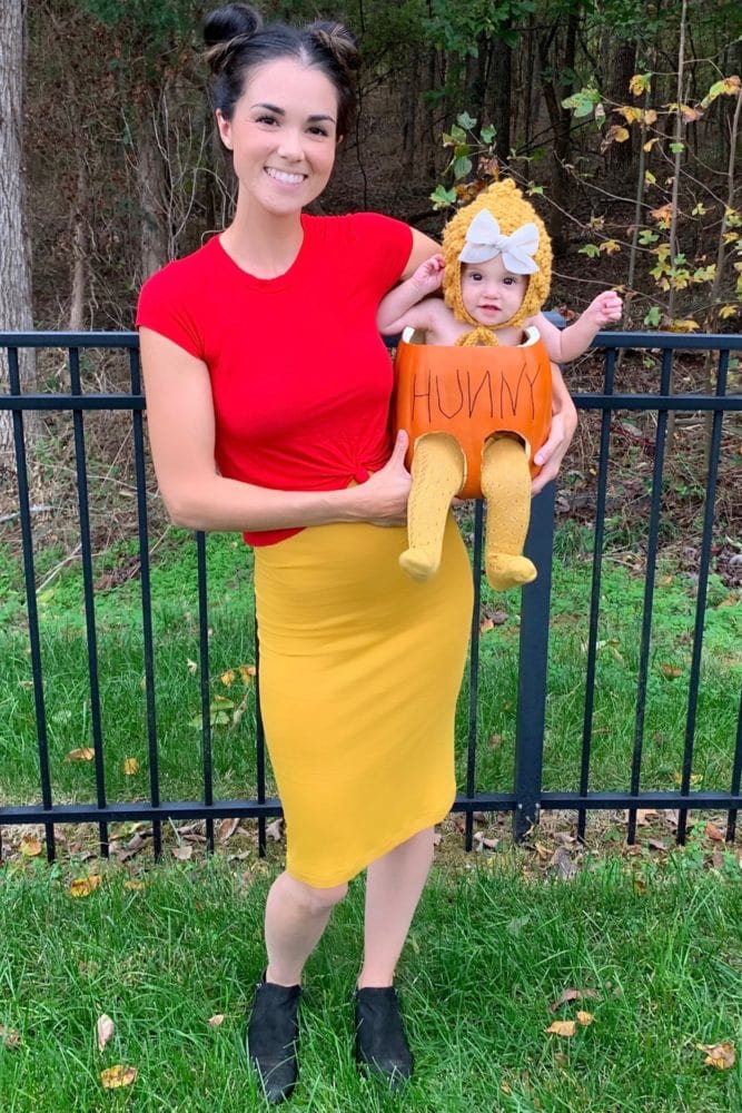 maternity pooh bear costume