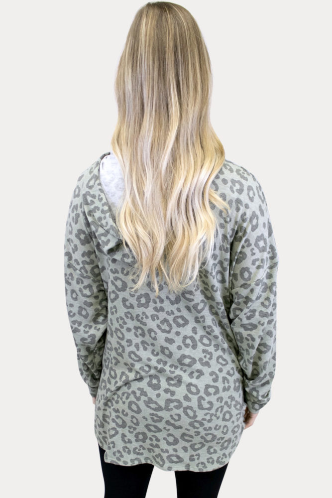 leopard pregnancy sweatshirt