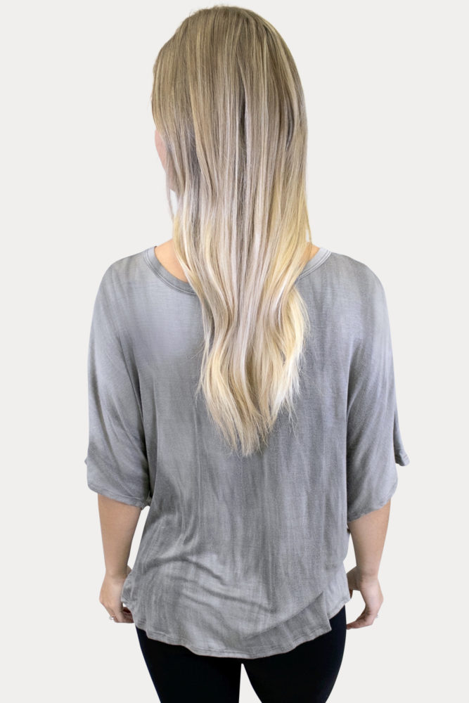 tie front maternity tee