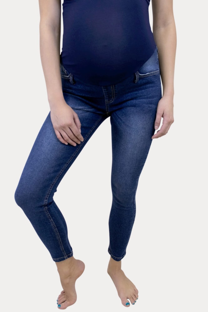 dark wash pregnancy jeans