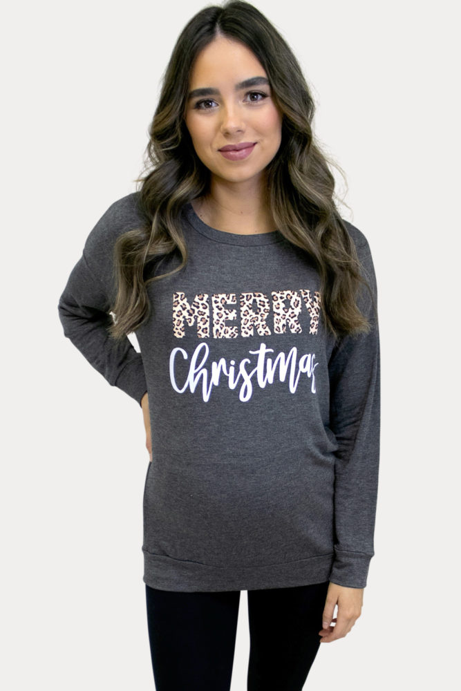 holiday maternity long sleeve