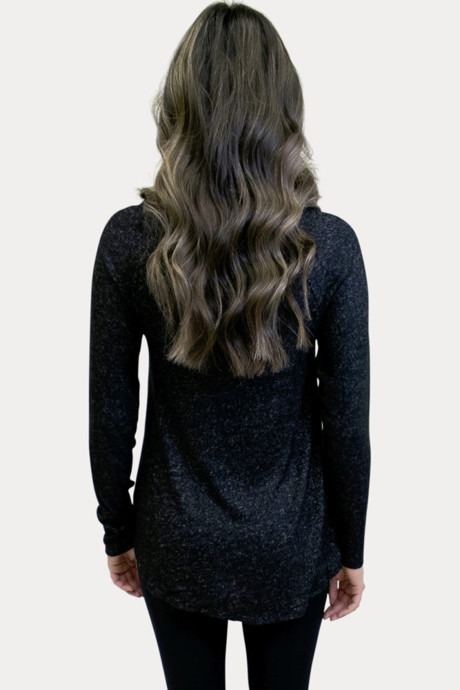 cozy holiday maternity sweater