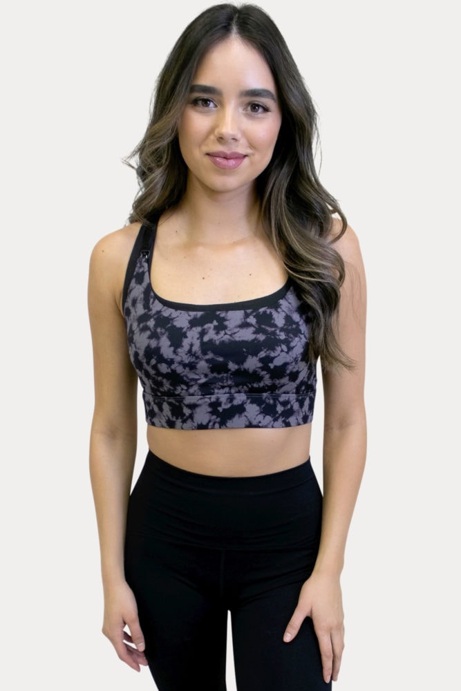 supportive breastfeeding sports bra