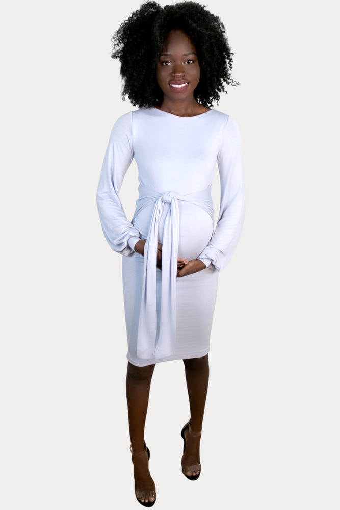 maternity bishop sleeves