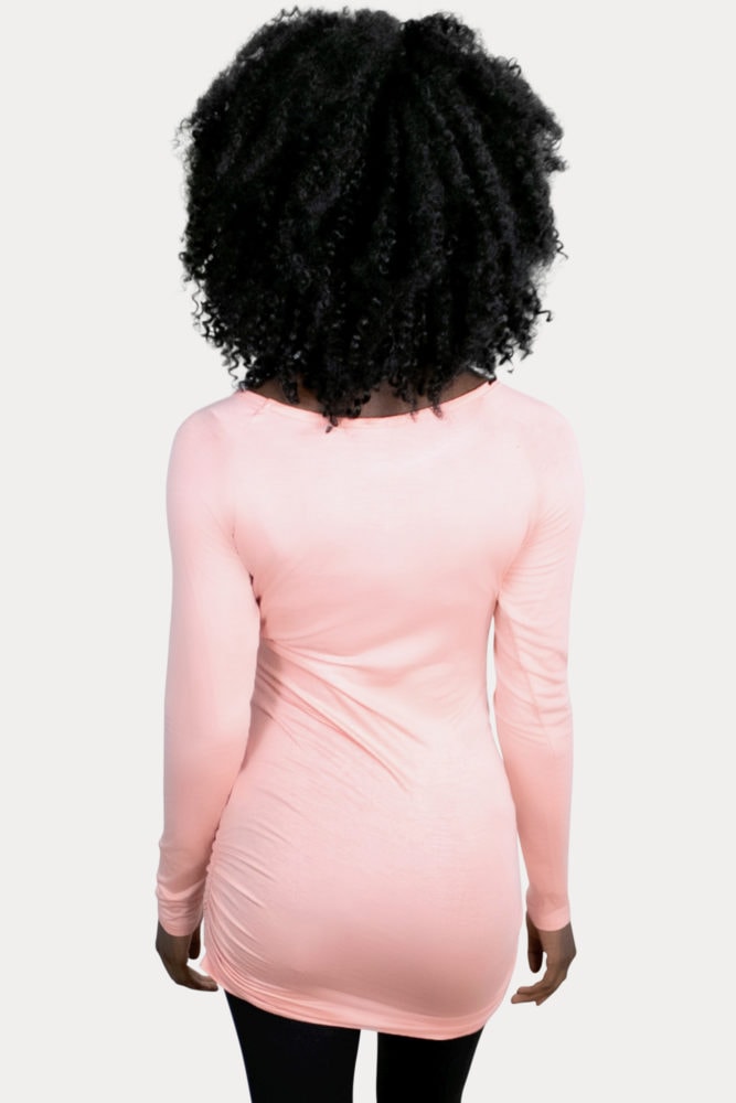 basic long sleeve maternity top