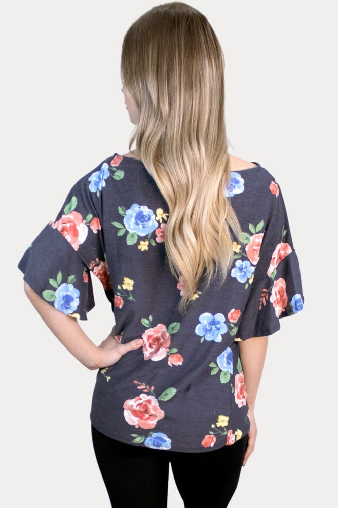 floral maternity top