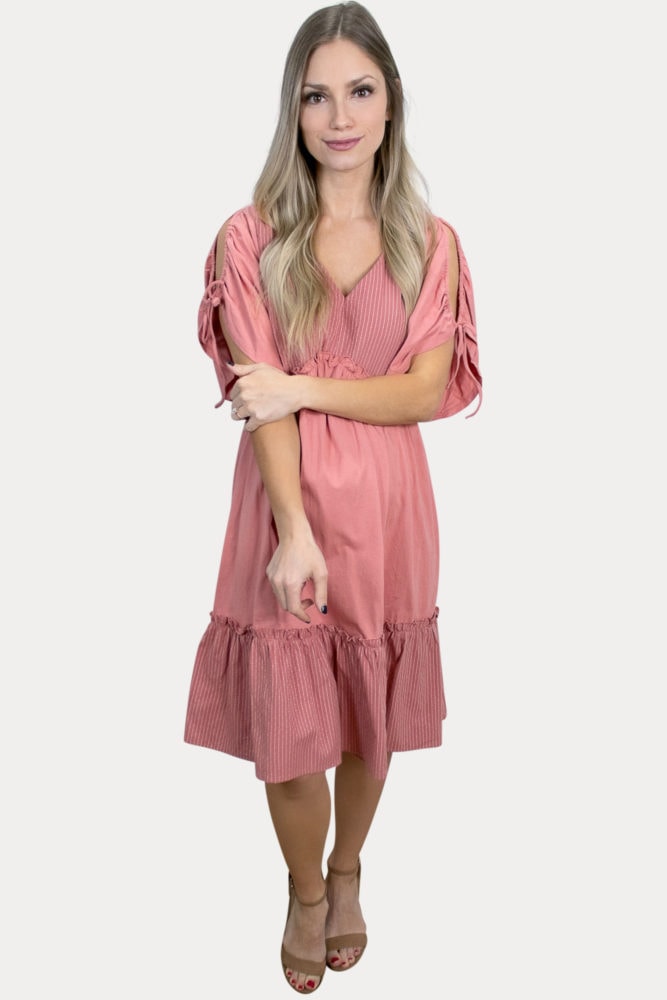 babydoll striped pregnancy dress