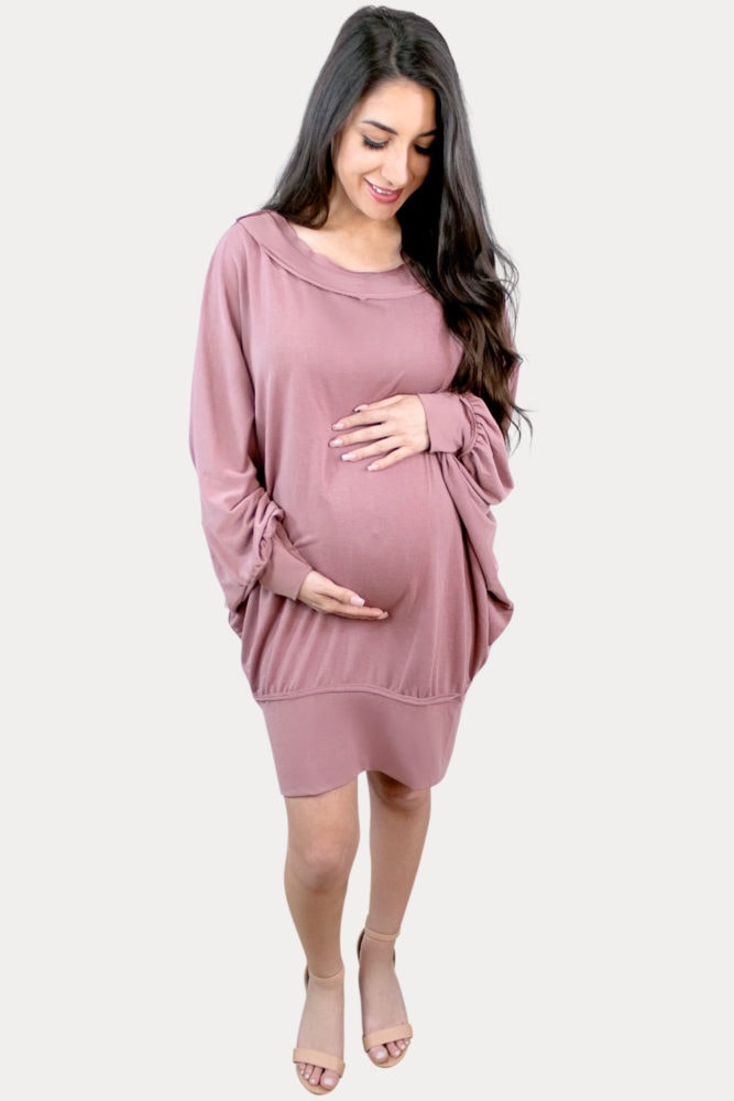 oversized maternity t-shirt dress
