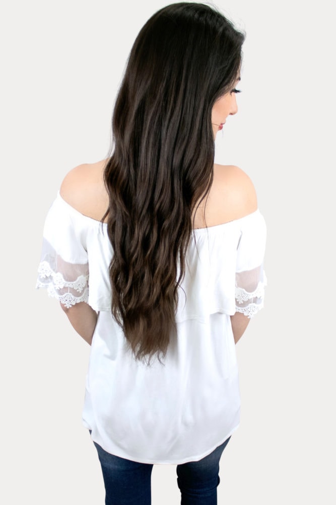 white maternity shirt