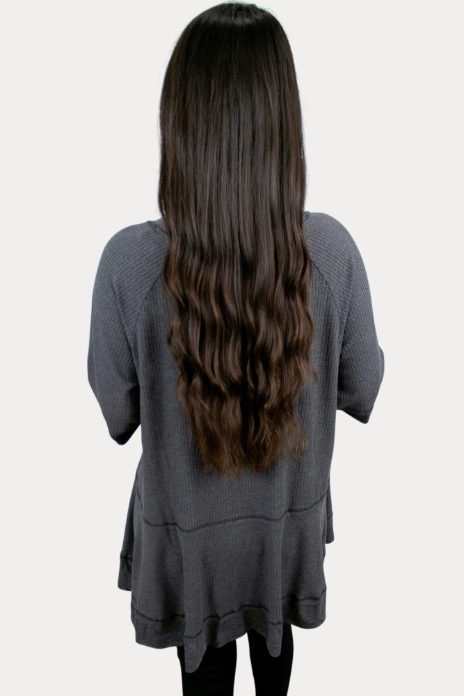 charcoal maternity top