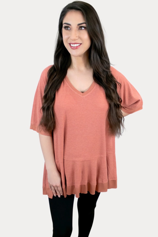 ribbed maternity tee