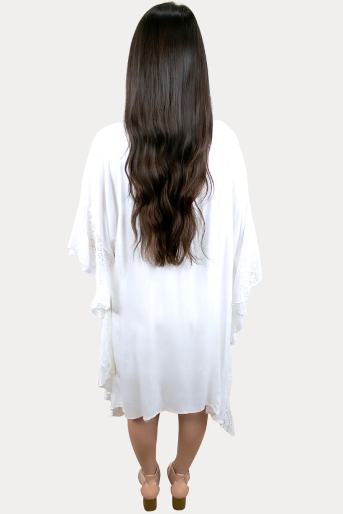 white pregnancy cardigan