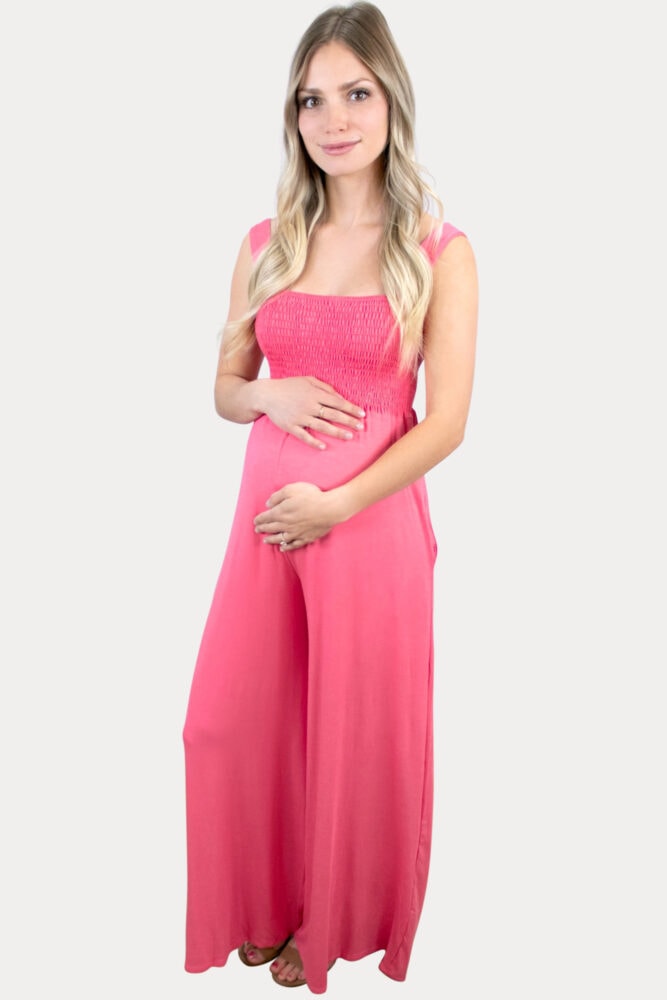 pink maternity jumper