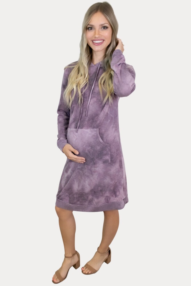 hoodie pregnancy dress