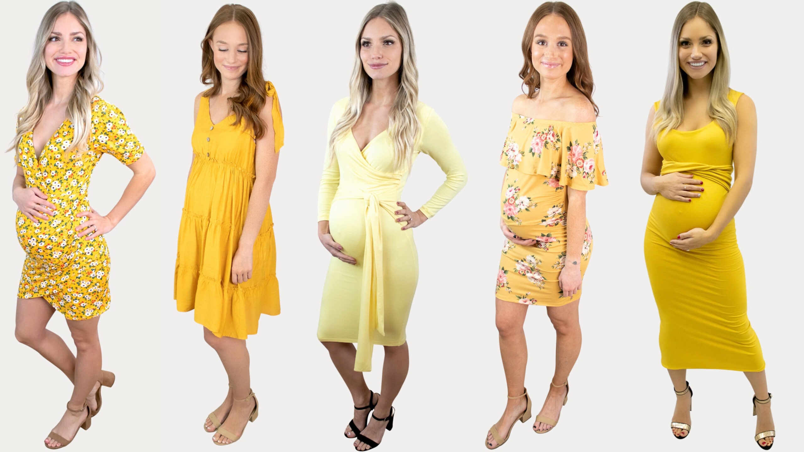 Yellow Baby Shower Dresses